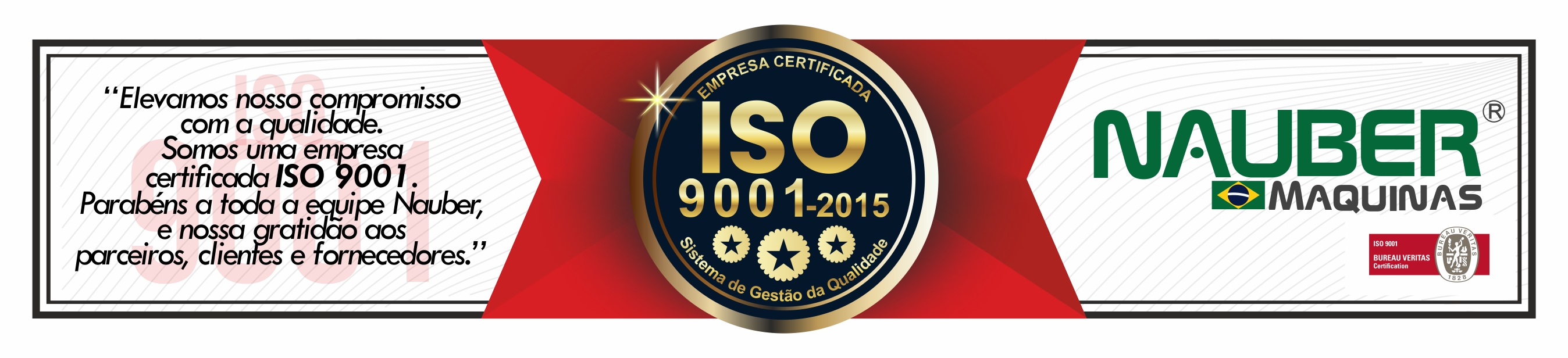 SOMOS CERTIFICADOS ISO 9001!